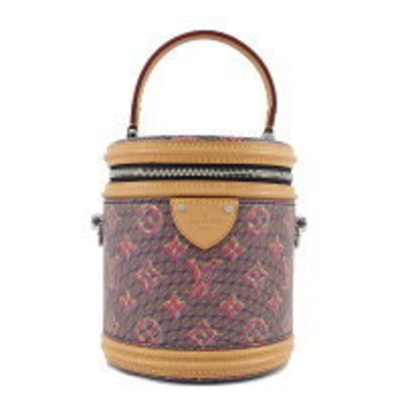 Louis Vuitton Cannes Monogram LV Pop Shoulder Bag Brown Pink - Picture 1 of 9